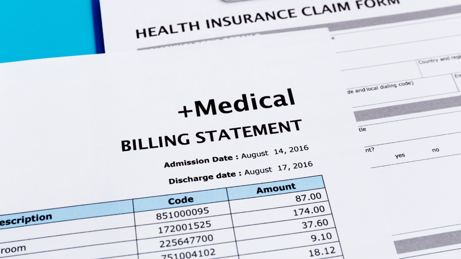 medical billing statement